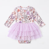Tulle Bodysuit Dress - Flora