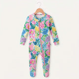 Zip-up Footie - Olivia Jane