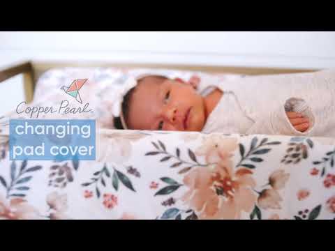 Premium Knit Diaper Changing Pad Cover - Flamingo – Copper Pearl