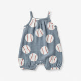 Muslin Bubble Romper - Slugger