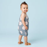 Muslin Bubble Romper - Slugger