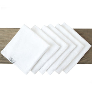 Bright White Wash Cloths, 6-Pack