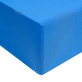 Premium Knit Fitted Crib Sheet - Blueberry