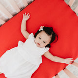 Premium Knit Fitted Crib Sheet - Mara