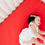 Premium Knit Fitted Crib Sheet - Mara