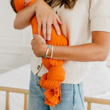 Knit Swaddle Blanket - Blaze