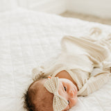 Bowtie Baby Bow - Clay