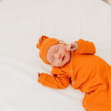 Top Knot Hat - Blaze