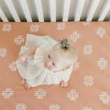 Premium Knit Fitted Crib Sheet - Mesa
