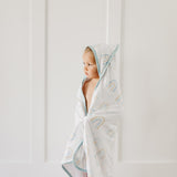 Premium Baby Knit Hooded Towel - Skye