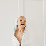 Premium Baby Knit Hooded Towel - Skye