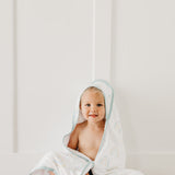 Premium Baby Knit Hooded Towel - Skye