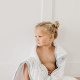 Premium Baby Knit Hooded Towel - Skye