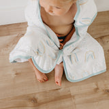Premium Baby Knit Hooded Towel - Skye