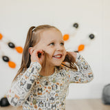 2pc Long Sleeve Pajama Set - Bones