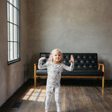 2pc Long Sleeve Pajama Set - Bones