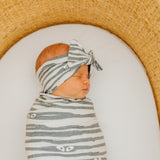 Knit Headband Bow - Mummy