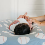 Premium Knit Diaper Changing Pad Cover - Slugger