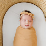 Ribbon Baby Bow - Dune