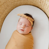 Ribbon Baby Bow - Dune