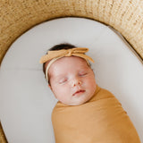 Ribbon Baby Bow - Dune