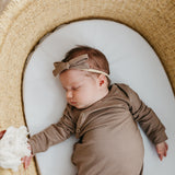 Ribbon Baby Bow - Gobi