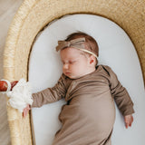 Ribbon Baby Bow - Gobi