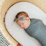 Bowtie Baby Bow - Slate