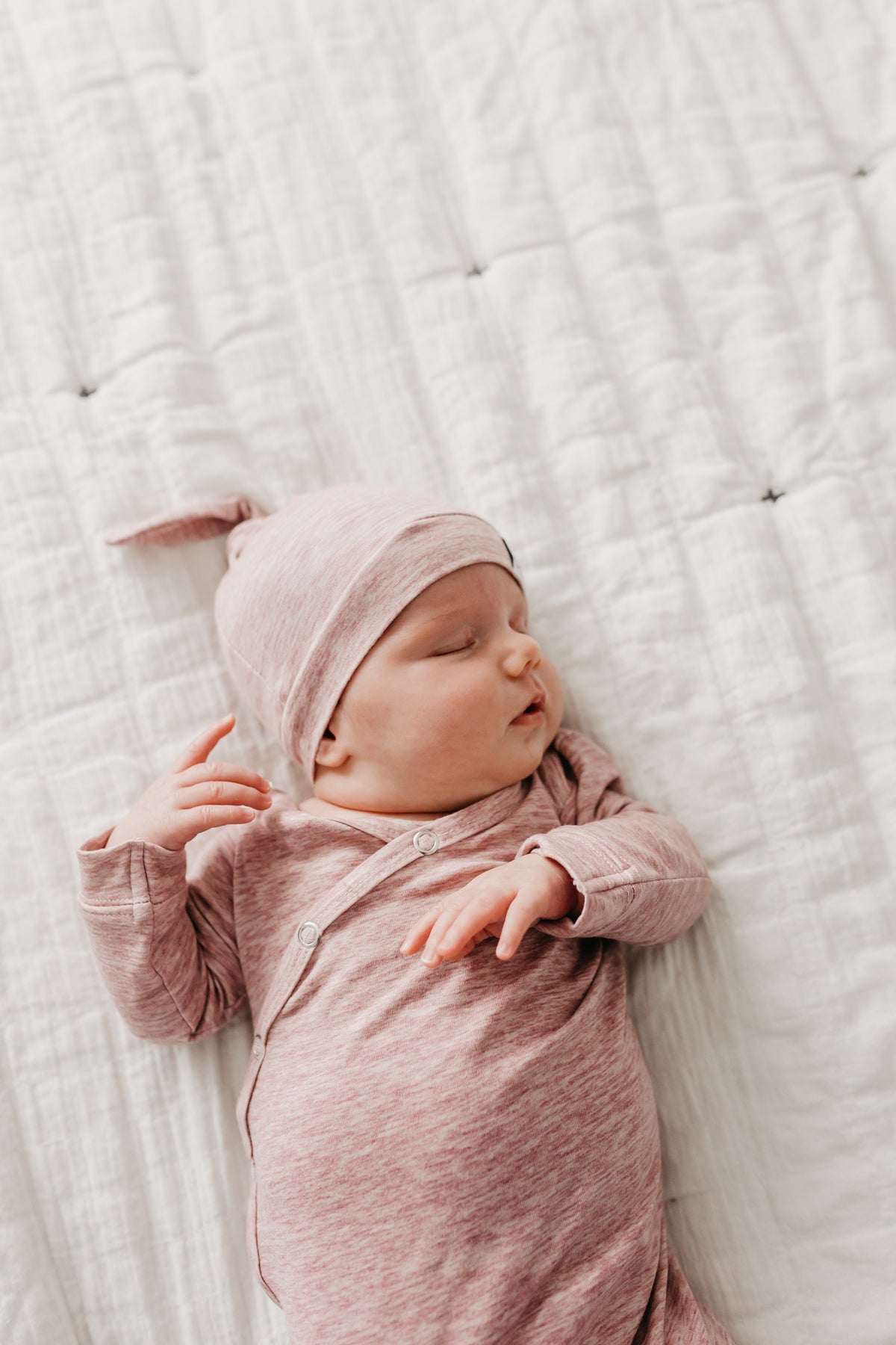 Newborn Knotted Gown - Maeve