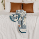 Newborn Knotted Gown - Polar