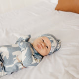 Newborn Knotted Gown - Polar