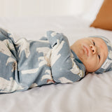 Newborn Knotted Gown - Polar