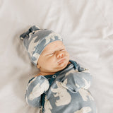 Top Knot Hat - Polar