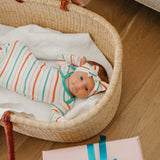 Newborn Knotted Gown - Tinsel