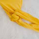 Newborn Knotted Gown - Banana