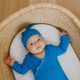 Top Knot Hat - Blueberry