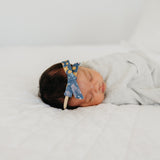 Ribbon Baby Bow - Meadow