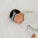 Ribbon Baby Bow - Meadow