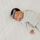 Ribbon Baby Bow - Meadow