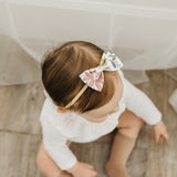 Bowtie Baby Bow - Olive