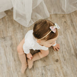 Bowtie Baby Bow - Olive