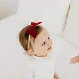 Classic Baby Bow - Ruby