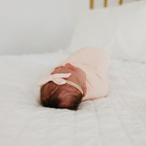 Ribbon Baby Bow - Blush