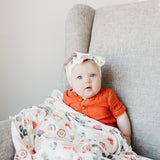 Knit Headband Bow - Baja