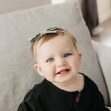 Ribbon Baby Bow - Briar