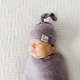 Top Knot Hat - Violet