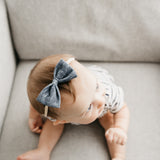 Bowtie Baby Bow - Denim