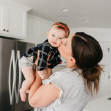 Ribbon Baby Bow - Blaze