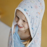 Premium Baby Knit Hooded Towel - Cosmos