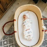 Knit Swaddle Blanket - Hayride